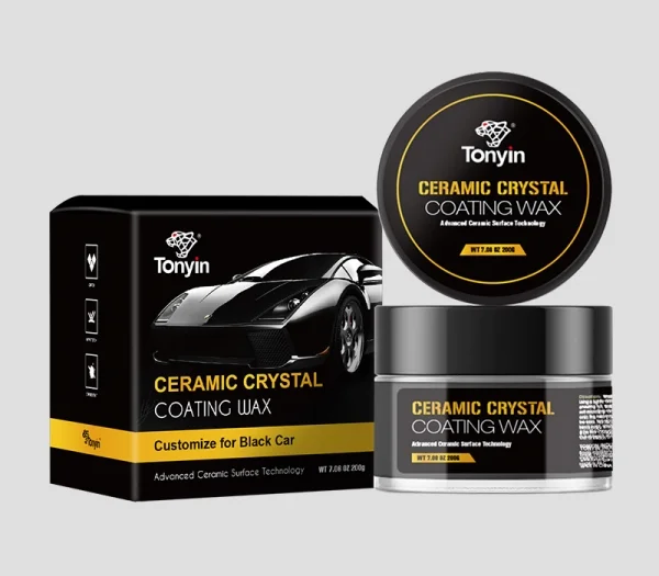 Tonyin Ceramic Crystal Coating Wax for BLACK Car (200g) 