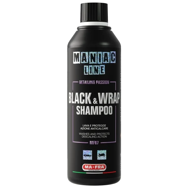 Maniac Line Black & Wrap Shampoo autósampon koncentrátum fekete és fóliázott felületekre