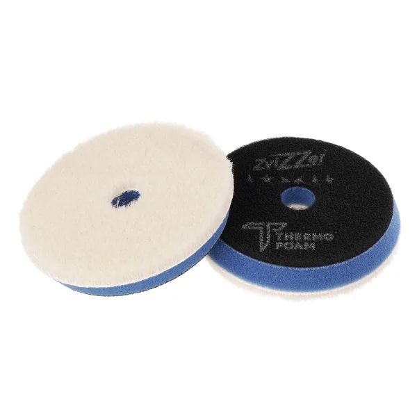 ZviZZer Thermo Wool Pad Blue - gyapjú polírozó korong 80mm